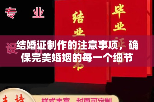 开远结婚证制作的注意事项，确保完美婚姻的每一个细节