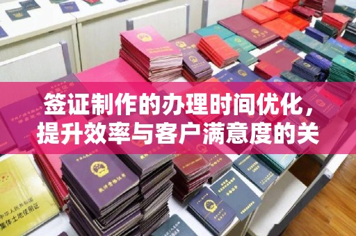 开远签证制作的办理时间优化，提升效率与客户满意度的关键
