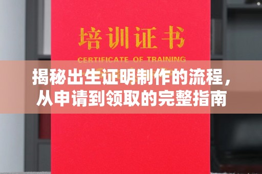 开远揭秘出生证明制作的流程，从申请到领取的完整指南