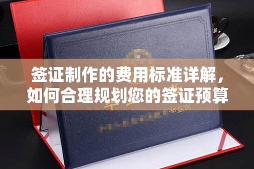 开远签证制作的费用标准详解，如何合理规划您的签证预算